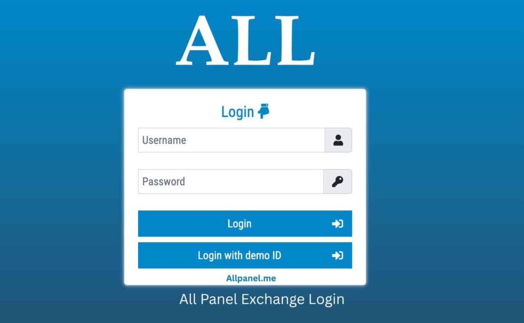 All Panel Exchange Login